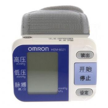 歐姆龍電子血壓計HEM-6021型 智能手腕式