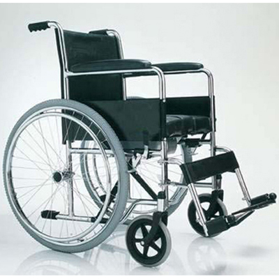 魚躍輪椅車H005B型 電鍍車架 帶坐廁桶