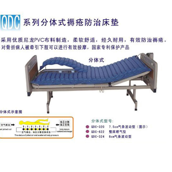 粵華防褥瘡床墊QDC-320 7.5cm氣條 波動分體式